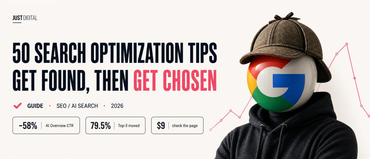 50 Search Optimization Tips for 2026: Get Found, Then Get Chosen